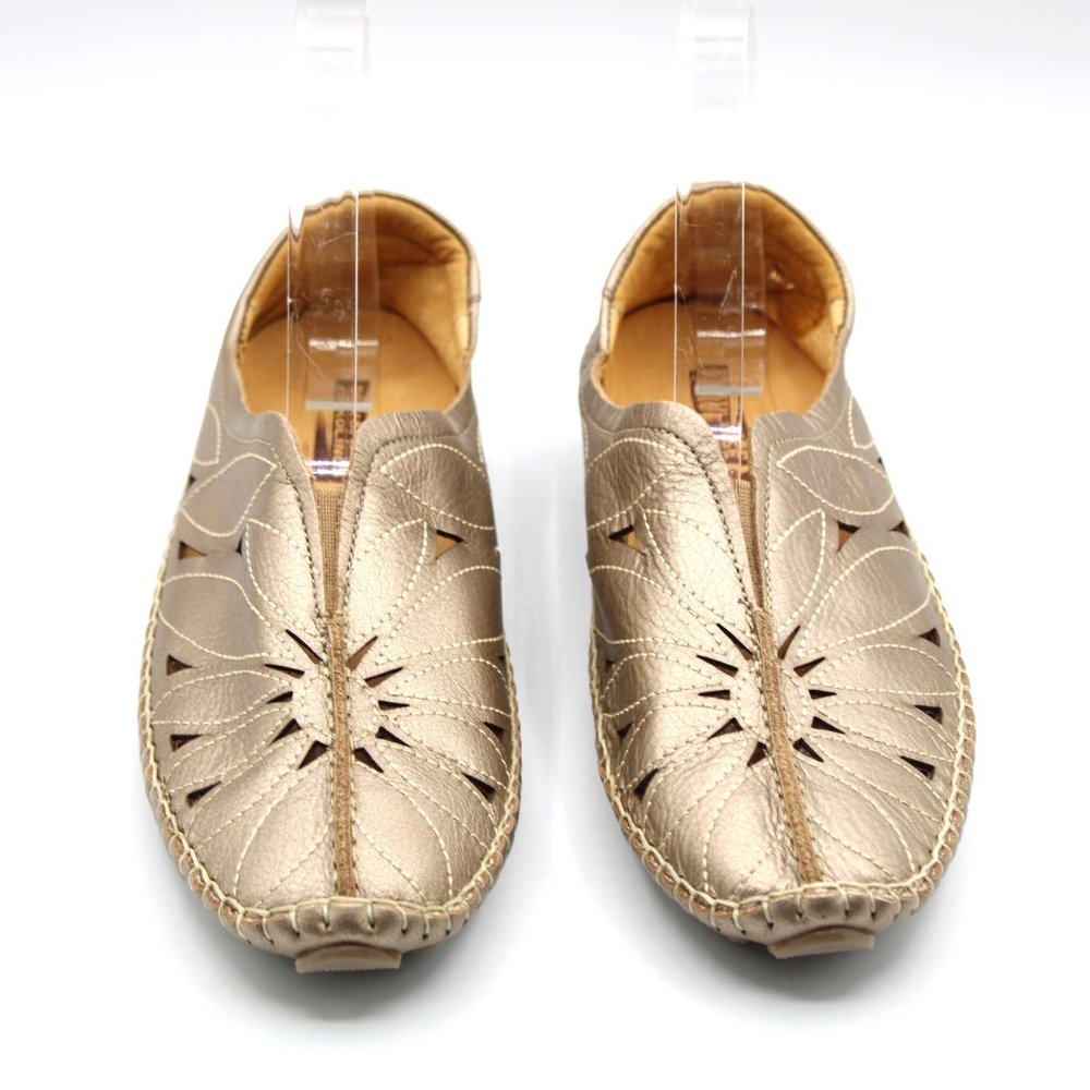 Pikolinos Jerez Metallic Loafers, Flats, Size 37